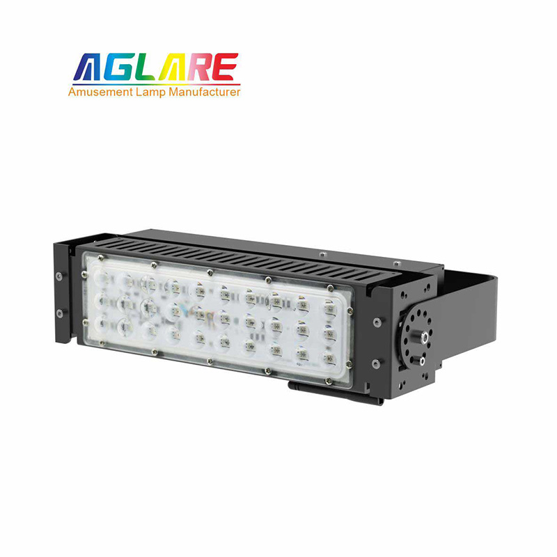 LED彩色投光灯 带？50W变色RGB泛光灯