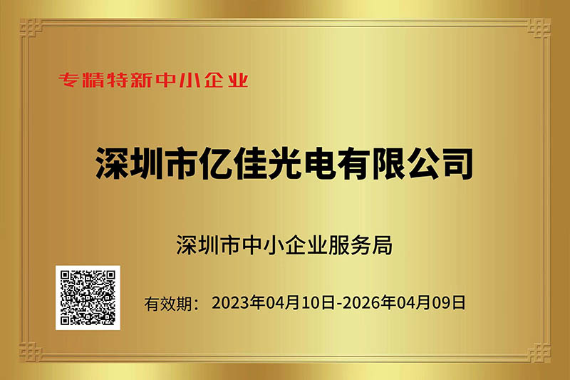 兰科博弈RankBet光电荣获丽江视装专精特新”中幼企业称号