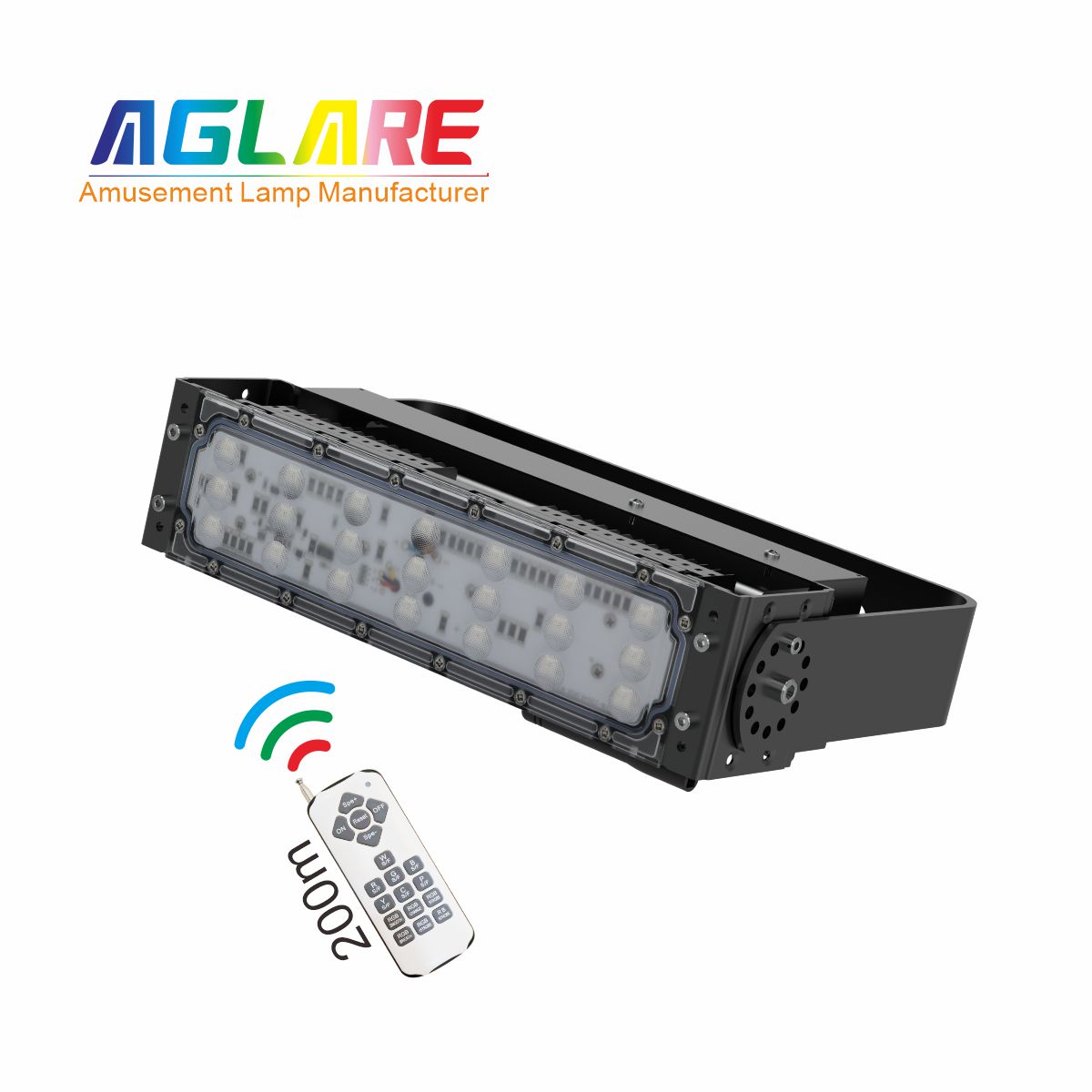50W LED彩色投光灯带？仄