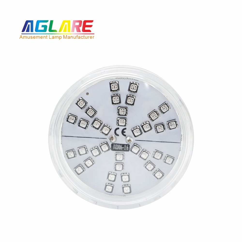 60mm RGB LED游乐场灯1-16自动法式旋转成效- AC24V， 42led