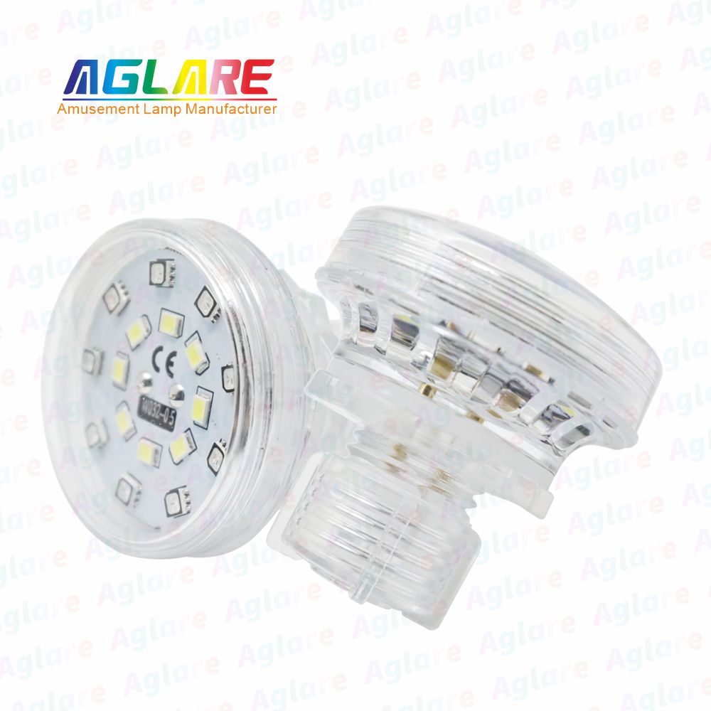DW002法式1-16，AC24V 38mm RGB+W LED灯用于游乐设施